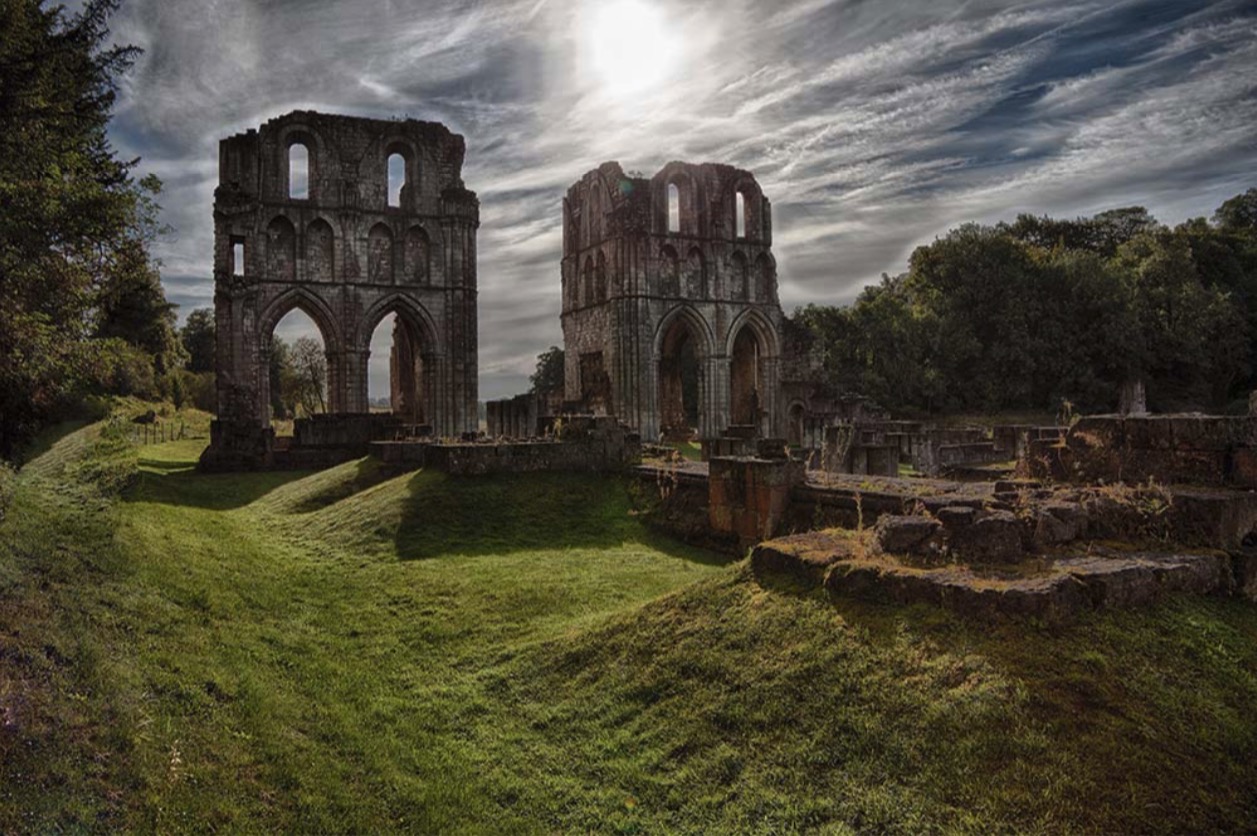 Die Ruinen von Roche Abbey