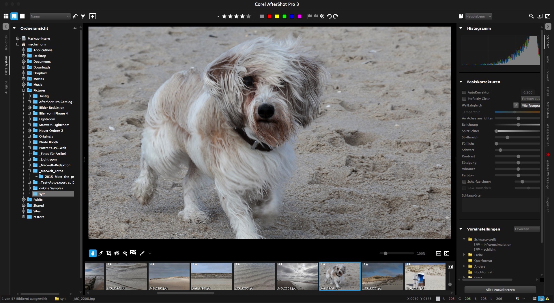 Corel Aftershot Pro 3 versus Adobe Lightroom