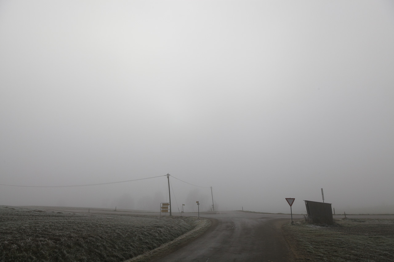 Fotografieren in Niederbayern im Nebel