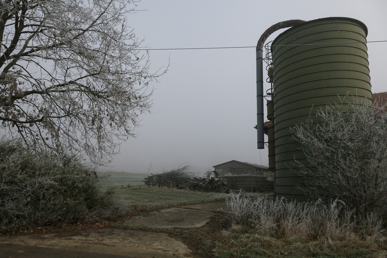 Fotografieren in Niederbayern im Nebel