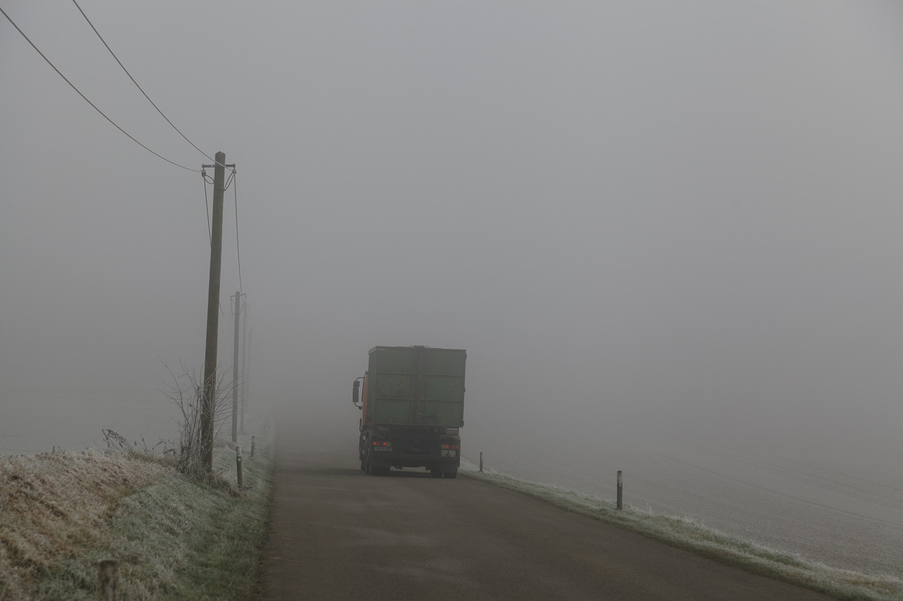 Fotografieren in Niederbayern im Nebel