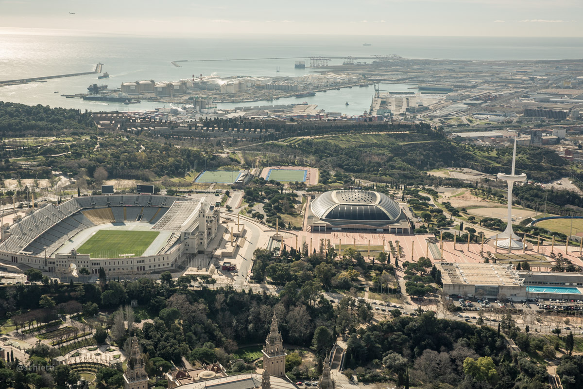 Barcelona von Oben ©Vitor Schietti