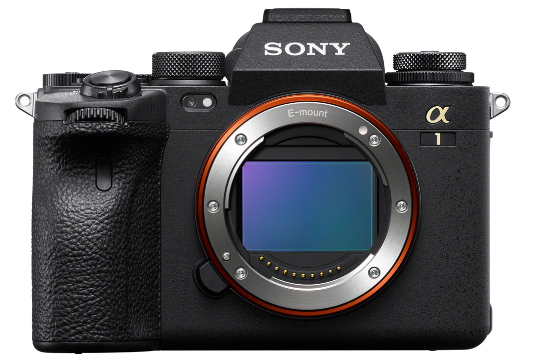 Sony Alpha 1 Vorderansicht ohne Objektiv