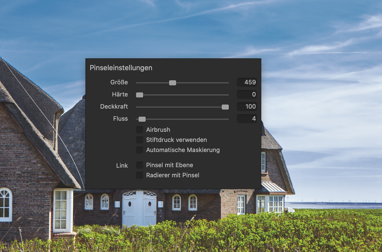 Verbessertes Pinsel-Werkzeug von Capture One 21 Version 14.1.0